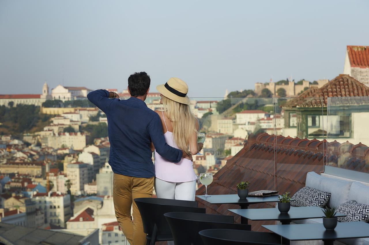 The Lumiares Hotel & Spa - Small Luxury Hotels Of The World Lizbona Zewnętrze zdjęcie View from the rooftop