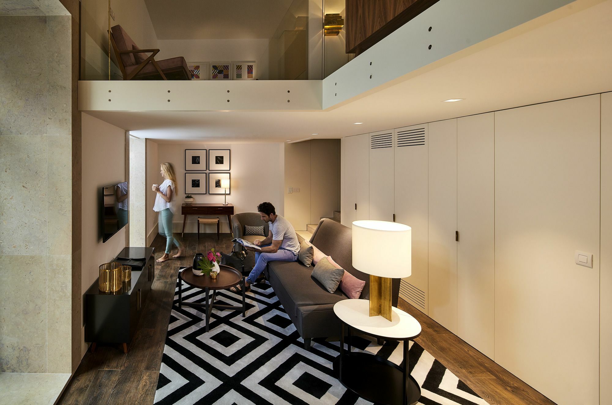 The Lumiares Hotel & Spa - Small Luxury Hotels Of The World Lizbona Zewnętrze zdjęcie The living room of a duplex apartment